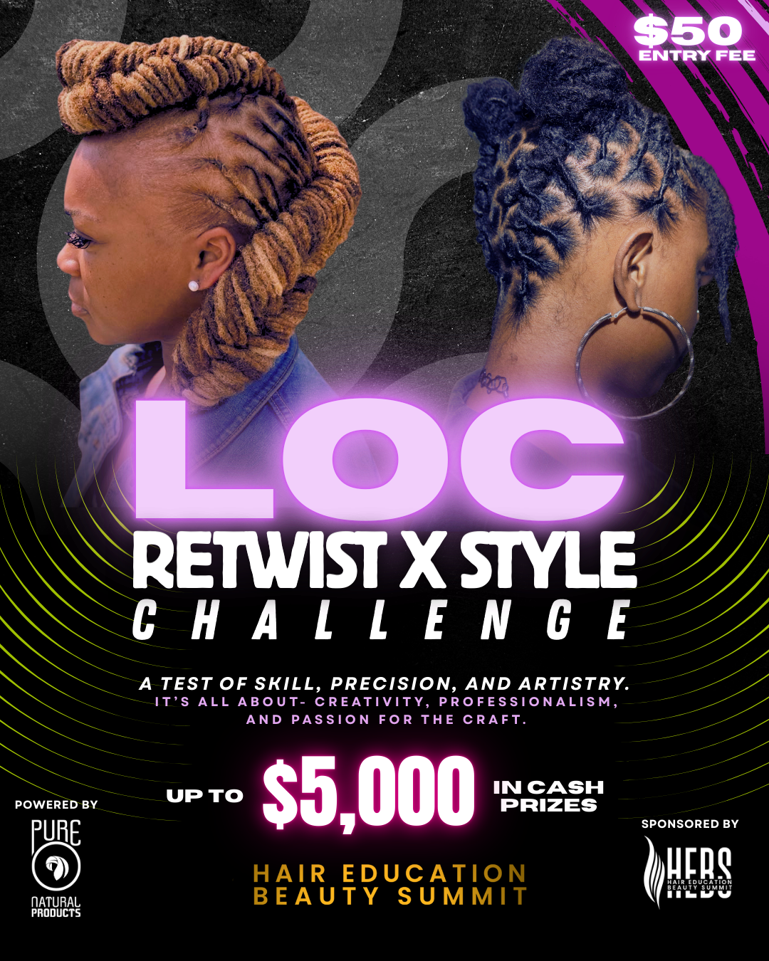 ABS Chicago: Loc Retwist & Style Challenge